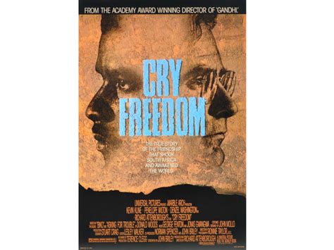 1987 Cry Freedom Movie Poster at Santa Monica 2013 as K293 - Mecum Auctions