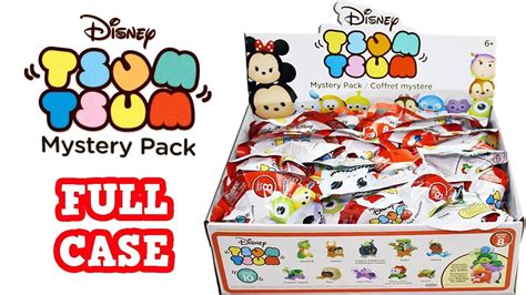 Disney Tsum Tsum Mystery Pack Series Blind Bag Full Case Unboxing