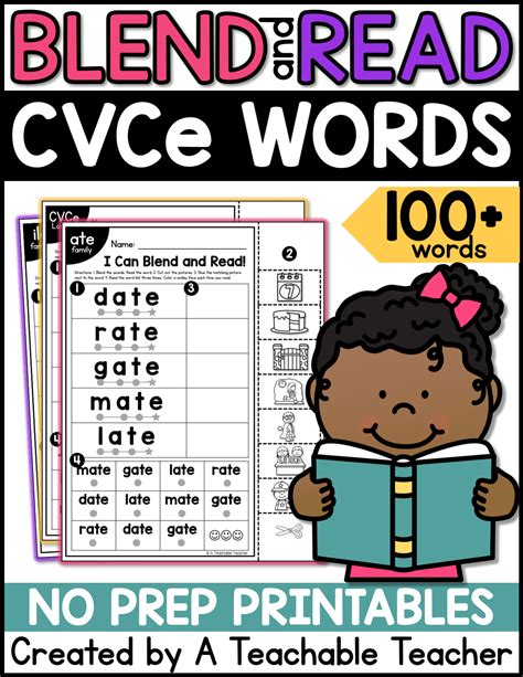 Cvce Words List Printable