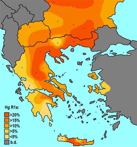 Greek Y Dna Haplogroups Regional Breakdown