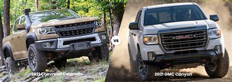 2021 Chevy Colorado vs. 2021 GMC Canyon | Bayer Chevrolet Buick Cadillac