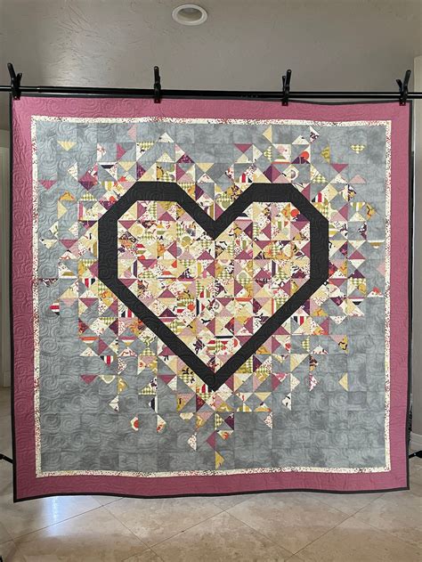 Exploding Heart Quilt Etsy