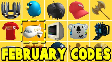 ALL NEW FEBRUARY 2023 Roblox PROMO CODES EVENT Items Working Free