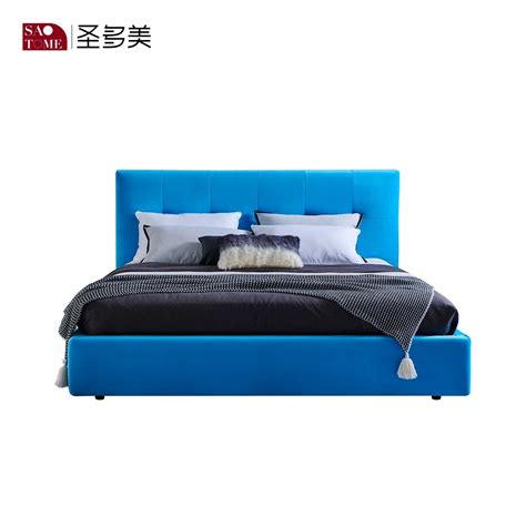 Light Luxury Solid Wood Bed 1 8 Meters Double Bed China Bed And Bed For Home