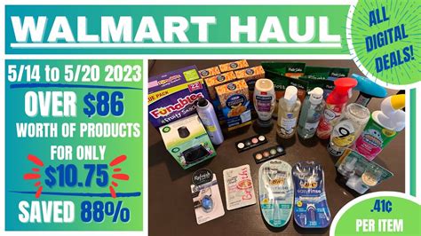 Walmart Ibotta And Rebate Apps Haul 51423 To 52023 86 In Products For 1075 All