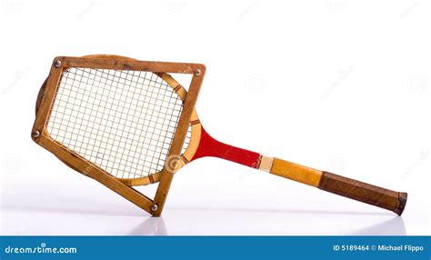 Vintage Tennis Racket Stock Image 37008181