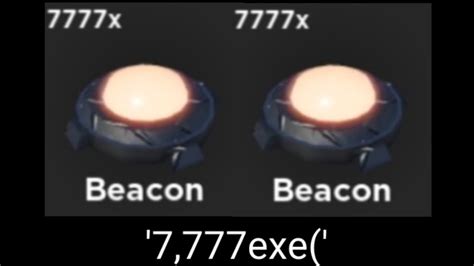 What To Do With 7 777 Beacons In Roblox Evade YouTube