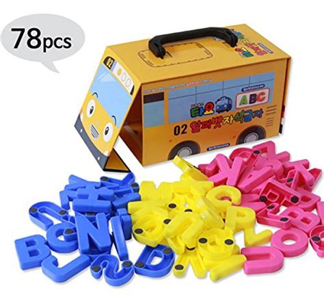 Buy The Little Bus Tayo Magnetic Letter Alphabet Set Toy With Magnetic