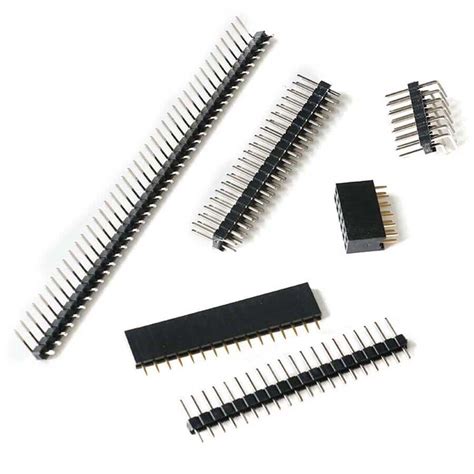 1 40P 2 40P 2mm Single Double Row Straight Right Angle Pin Headers