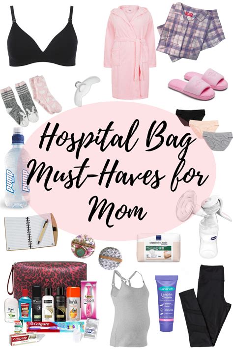 Hospital Bag Must Haves For Mom Baby Hospital Bag Hospital Bag