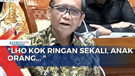 Kasus Penganiayaan Oleh Mario Dandy Jadi Batu Loncatan Mahfud Buka