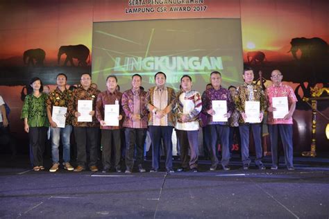 Gubernur Apresiasi Perusahaan Dan Umkm Melalui Lampung Csr Award