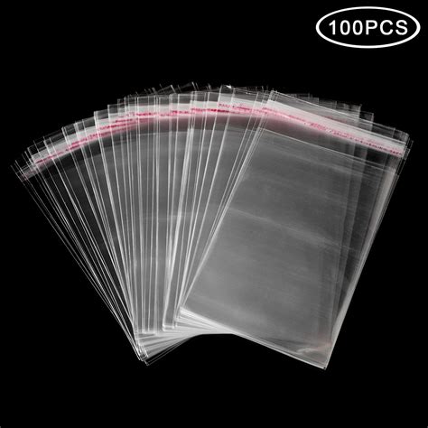 4x6 Inches Clear Resealable Cello Cellophane Bags With Adhesive Closure