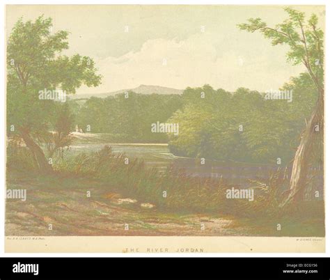 Vintage Map Of The Jordan River Hi Res Stock Photography And Images Alamy