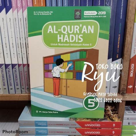 Al Quran Hadis Mi Kelas 5 K19 Toha Putra Lazada Indonesia