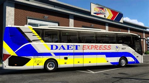 Setra S516HD Daet Express Skin ETS2 Mods