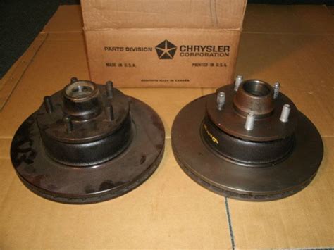 For Sale Nos 1970 B Body Disc Brakes Rotors For B Bodies Only