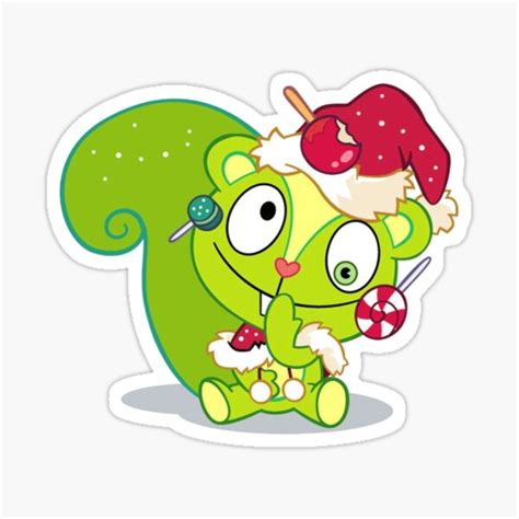 Nutty Happy Tree Friends Sticker By Otakuemporium Redbubble