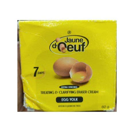 Jaune Doeuf Egg Yolk Eraser Face Cream Beautyfine Shop