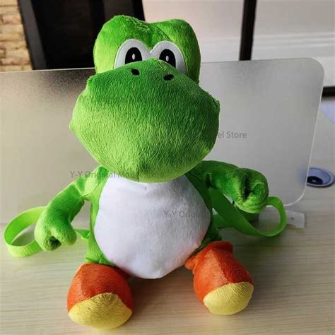 Super Mario Bros Yoshi Plush Dolls Backpack Toy Cute Dinosaur Soft