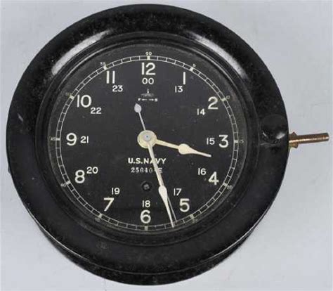 Wwii Us Navy Seth Thomas Ship Clock