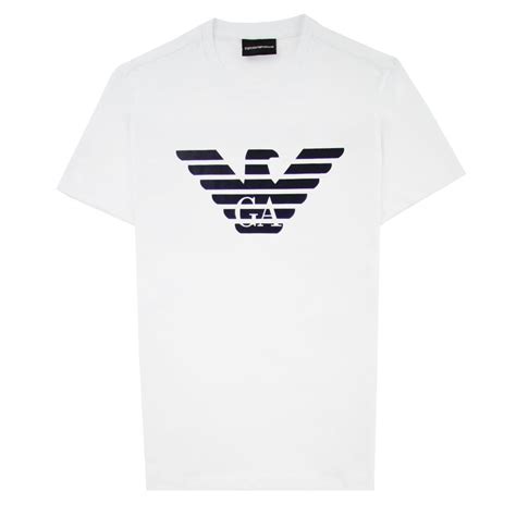 Emporio Armani GA Eagle T-Shirt White | ONU