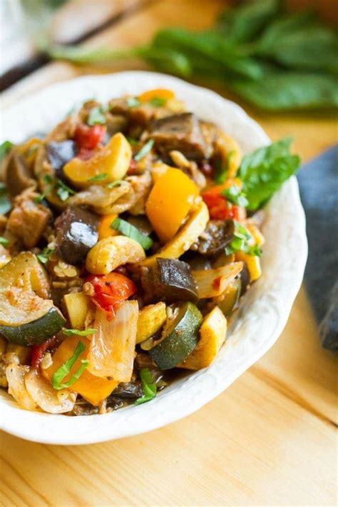 Slow Cooker Ratatouille Eating Bird Food