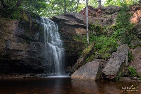 Middle Hungarian Falls Near Houghton Michigan Beautiful Places