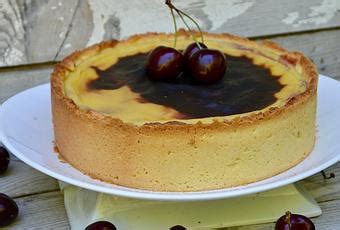 Flan pâtissier aux cerises