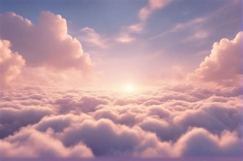 Premium AI Image | Fantasy Art Realistic Aesthetic dreamy cloud ...