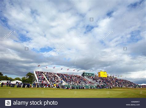 THE 18TH GREEN & GRANDSTANDS ROYAL TROON SCOTLAND ROYAL TROON 2004 SCOTLAND 18 July 2004 Stock ...