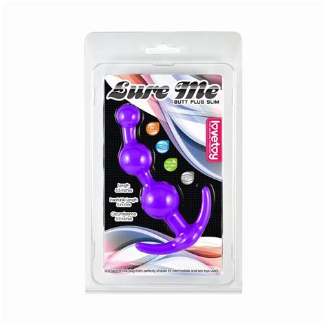 LURE ME Silicone Anal Toy Justine Placer Infinito Sex Shop