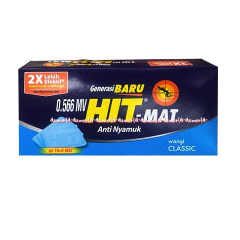 Jual Hit Mat Pcs Refill Anti Nyamuk Obat Electric Mat Hit Matt Isi