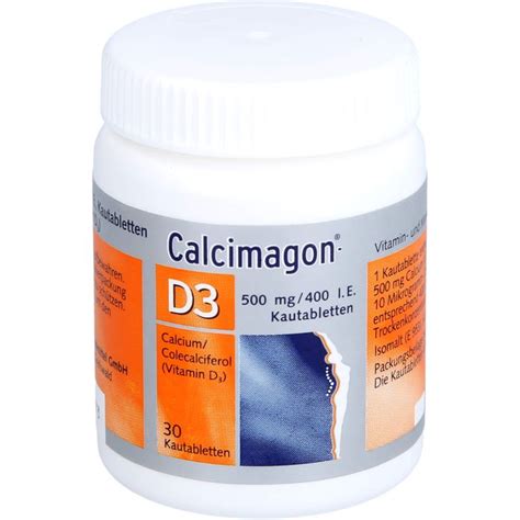 CALCIMAGON D3 Kautabletten 30 St günstig bei Fliegende Pillen de