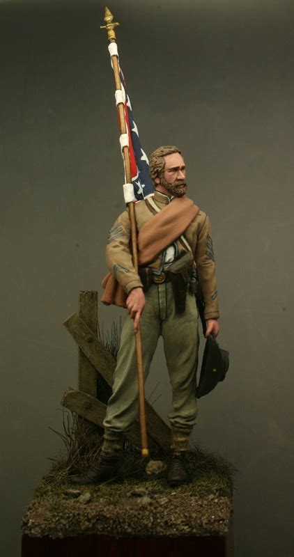 The American Civil War Confederate Standard Bearer