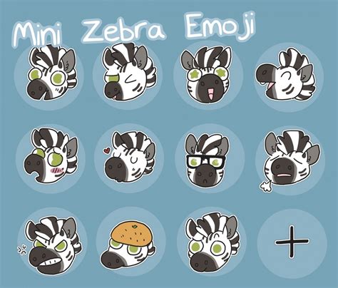 zebra emoji — Weasyl