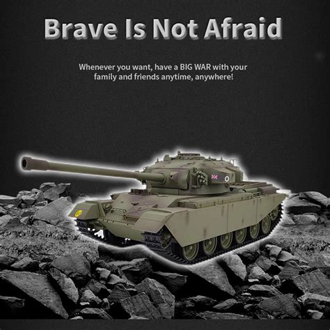 116 24g Rc Tank British Centurion Mk5 Main Battle Tank Model Vehicle