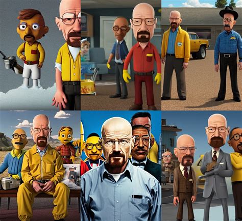 Walter White From Breaking Bad Is In The Pixar Movie Stable Diffusion