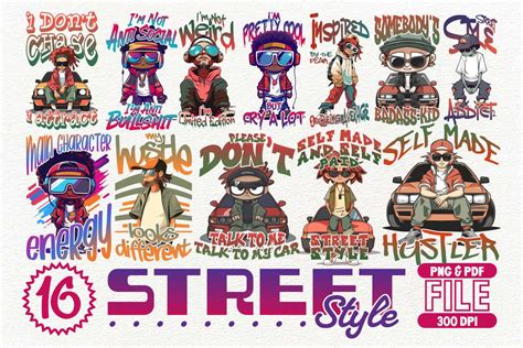 Street Style T-shirt Designs Bundle Graphic by Universtock · Creative ...