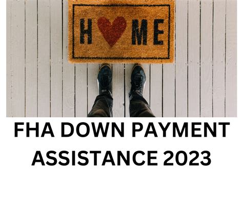 Fha Down Payment Assistance 2023