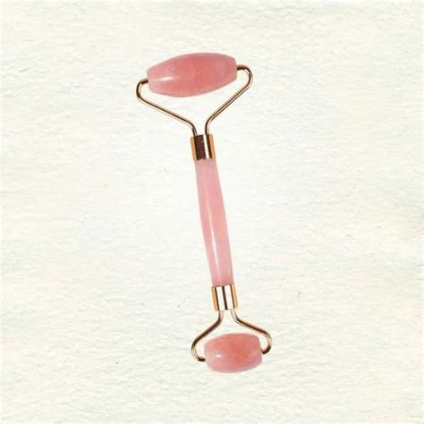 Pink Rose Quartz Face Massage Roller 6 Inch Height At Rs 500 Piece