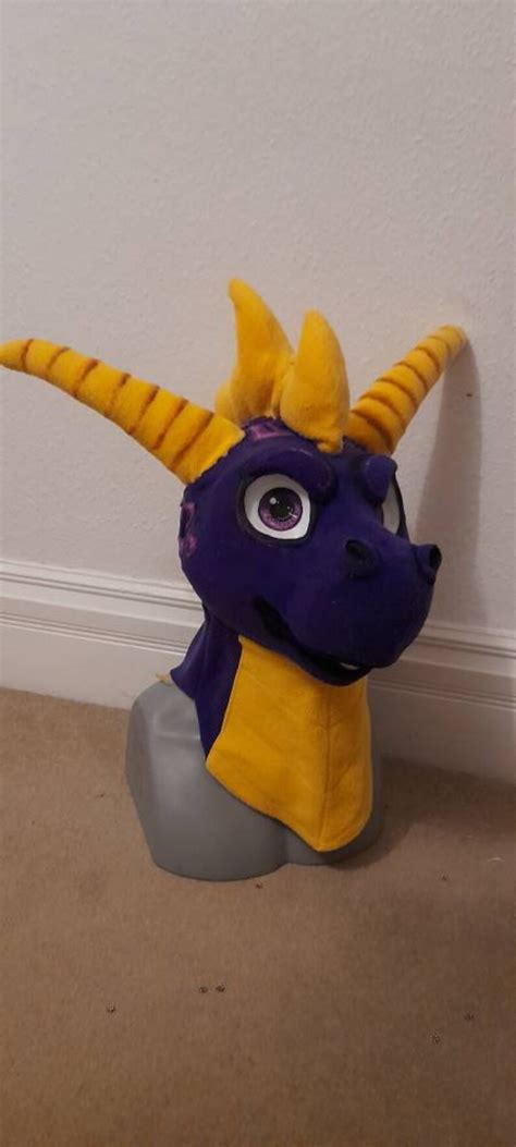 Spyro Inspired Fursuit Head Cosplay With Limited Edition Etsy Uk