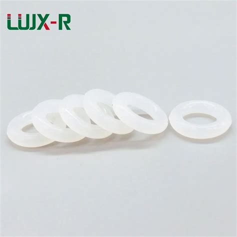 LUJX R 4mm Thickness O Ring Seal Food Grade White O Ringen Washer OD15