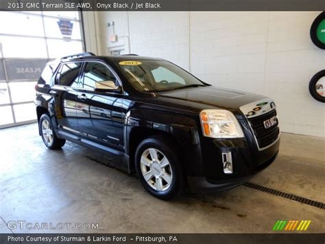 Onyx Black 2013 Gmc Terrain Sle Awd Jet Black Interior Vehicle Archive