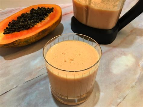 Club Foody Papaya Smoothie Recipe • Tasty Fresh And Healthy Club Foody