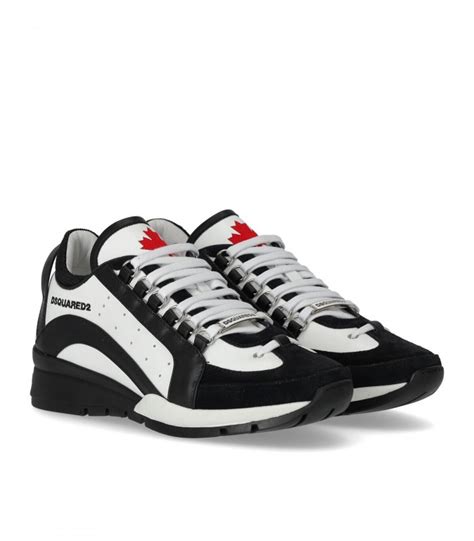 Dsquared2 Legendary White Black Sneaker Ferraris Boutique