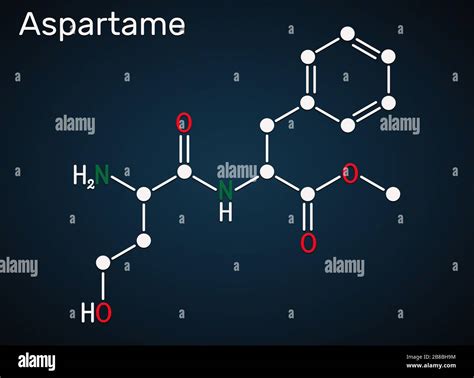 Aspartame Apm Molecule Sugar Substitute And E951 Structural