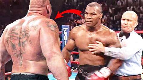 Mike Tyson Afraid Him Bob Sapp S Brutal Knockouts Brutal Boxing