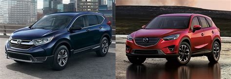 Honda CR-V vs. Mazda CX-5: Crossover SUV Comparison