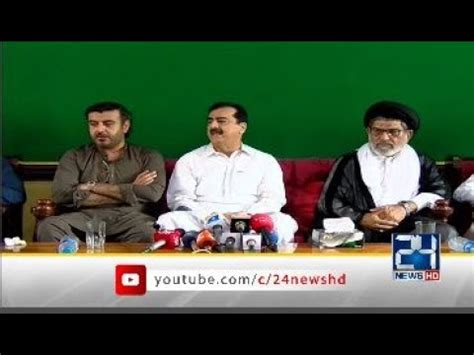 Ex Pm Yousaf Raza Gillani Press Conference Youtube